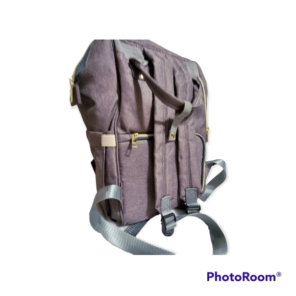 Land Diaper Bag Backpack Gray Gently Used - Picture 5 of 7